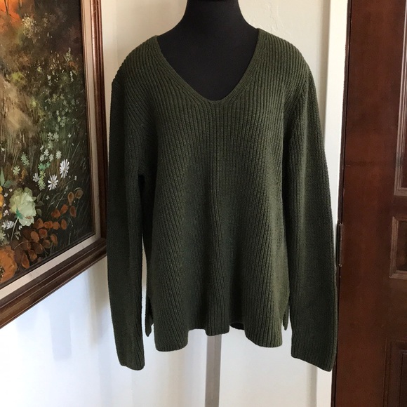 JCrew mercantile v-neck sweater - Picture 1 of 5